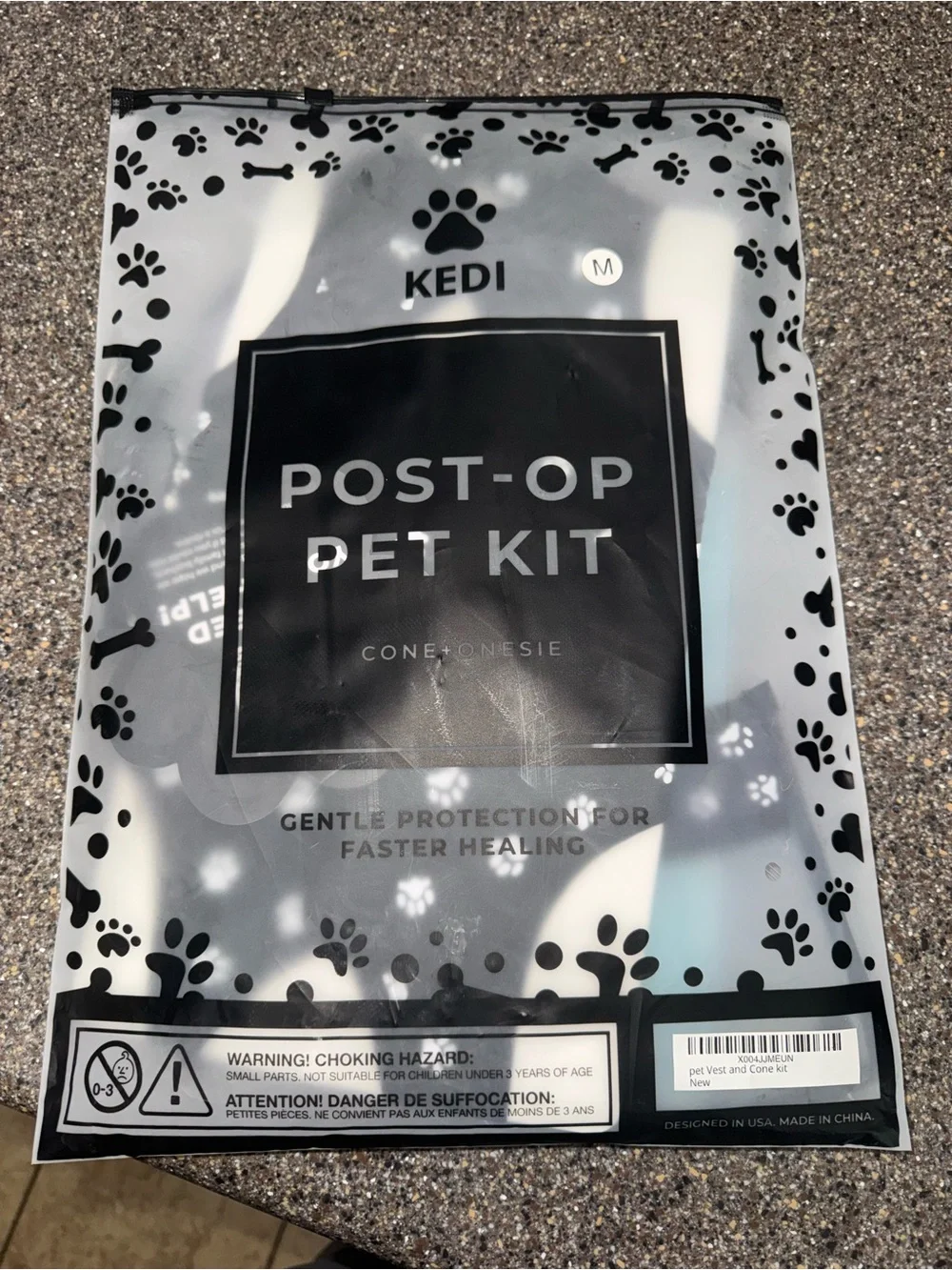 Cat Recovery Cone Kit Post Surgical Soft Pet Vest, Collar, and Non-Irritating Pr